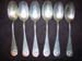 08 - 6 Shell Pattern Soup Spoons 6
