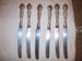 09 - 6 Silverplate knives